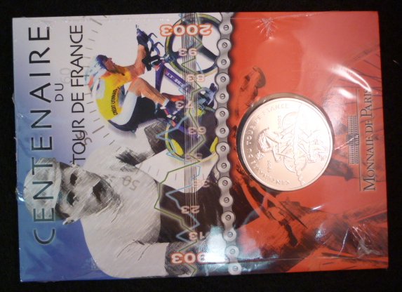 1/4-Euro-Tour-De-France-Set-Of-5-Silver-Coins
